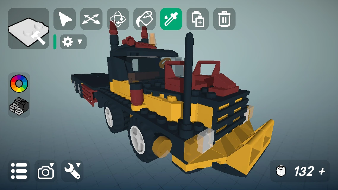 Large vehicle model created in 'Sandbox' mode